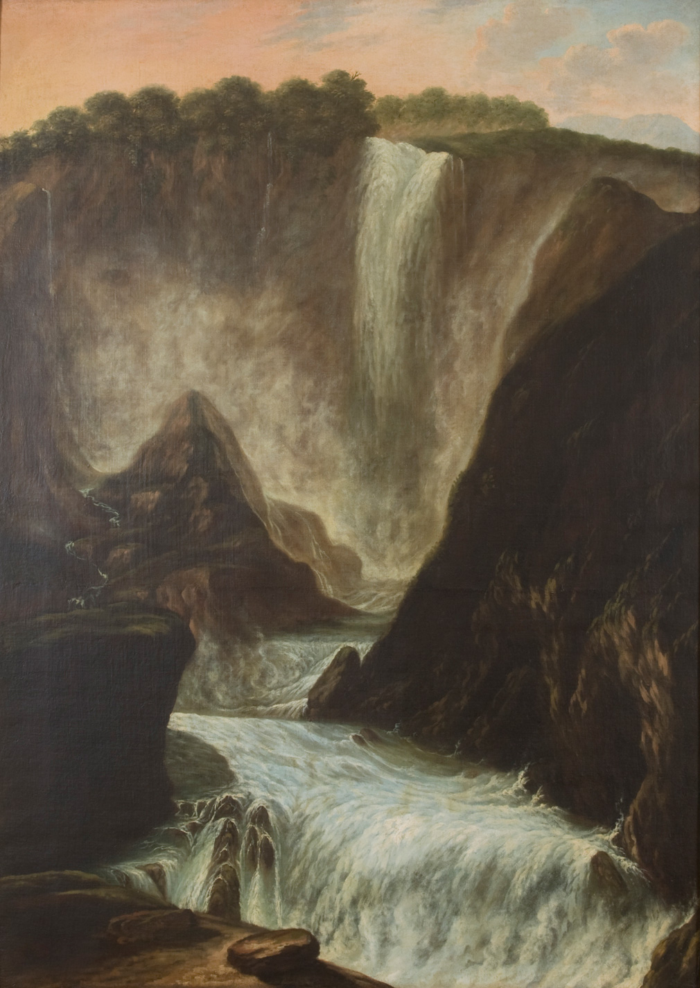 La cascata delle Marmore<br>XVII secolo