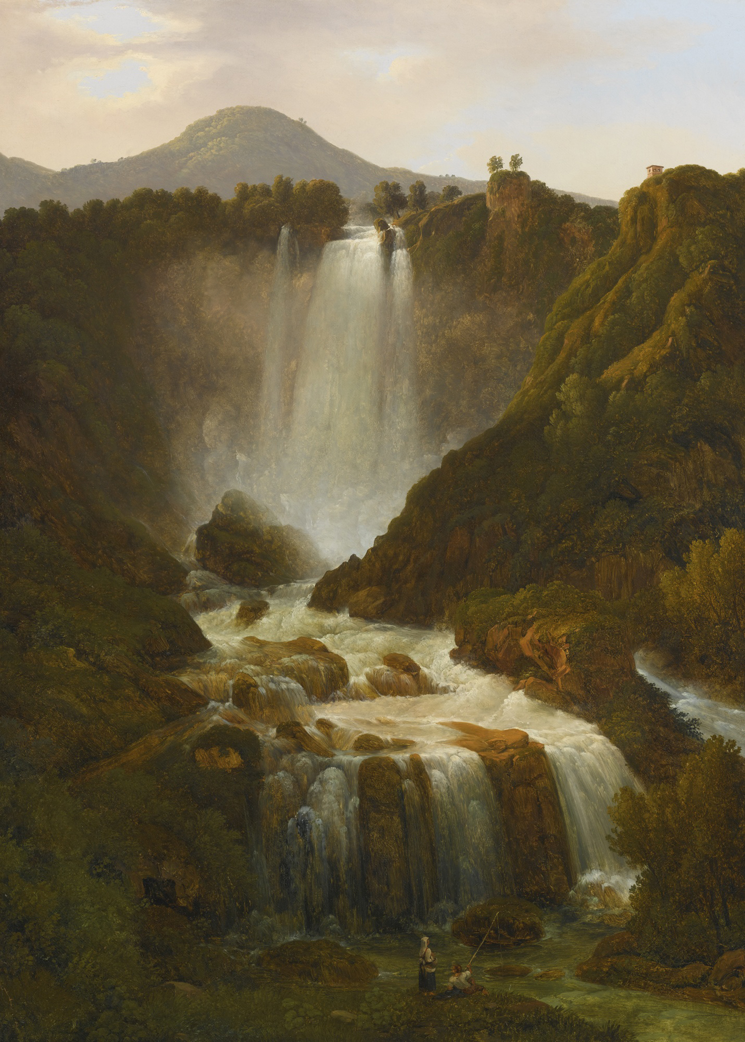 Giambattista Bassi<br>La cascata delle Marmore<br>1820