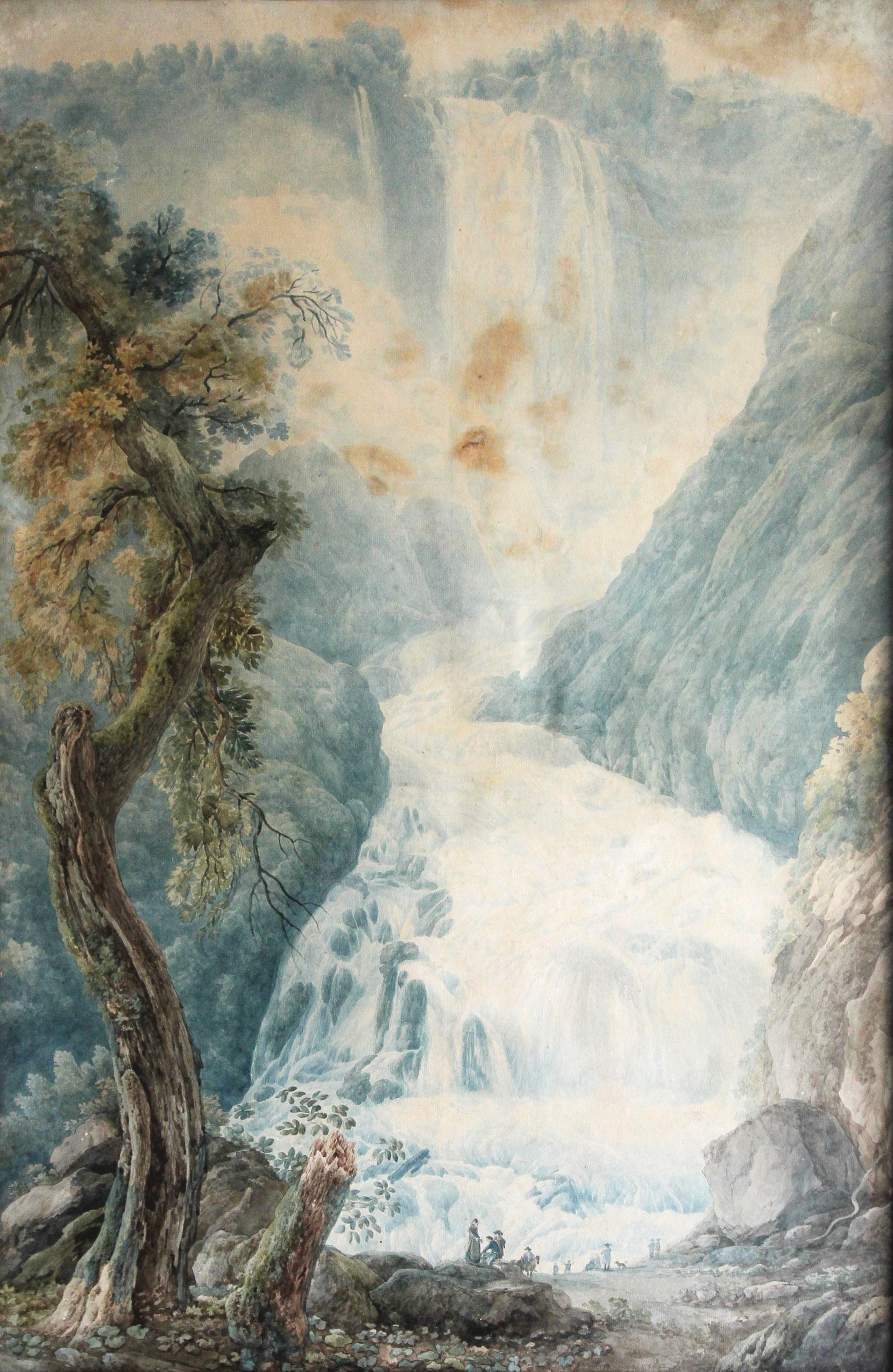 Abraham Luis Ducros<br>La cascata delle Marmore<br>1785