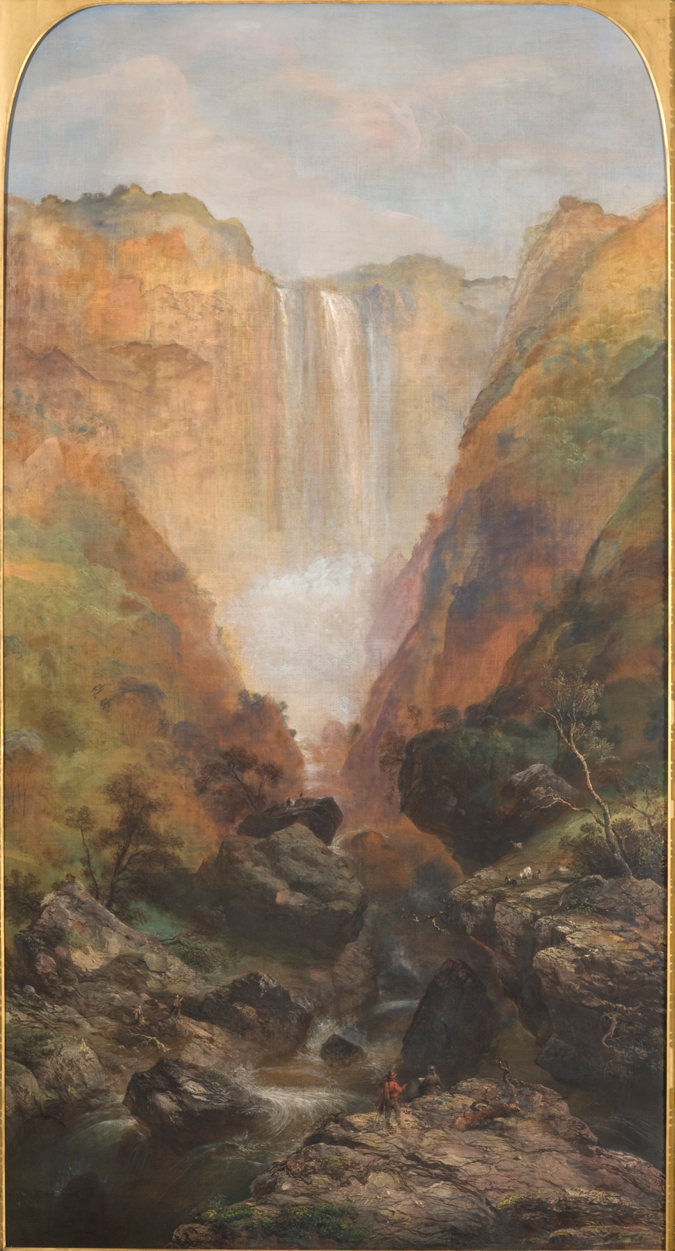 Carlo Bossoli<br>La cascata delle Marmore<br>1856