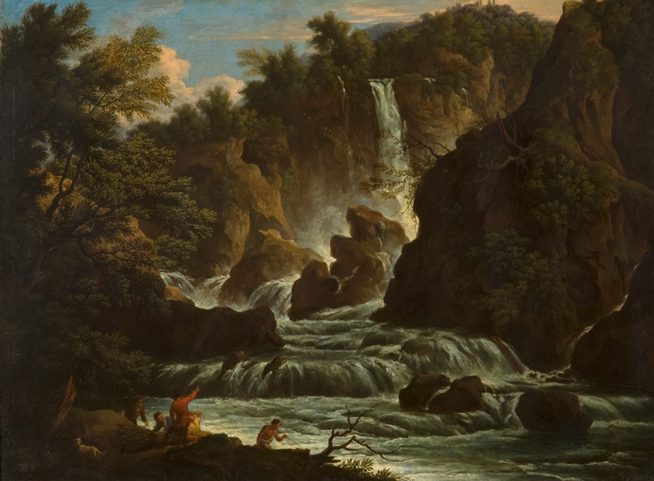 Claude Joseph Vernet, cerchia<br>La cascata delle Marmore<br>XVIII secolo