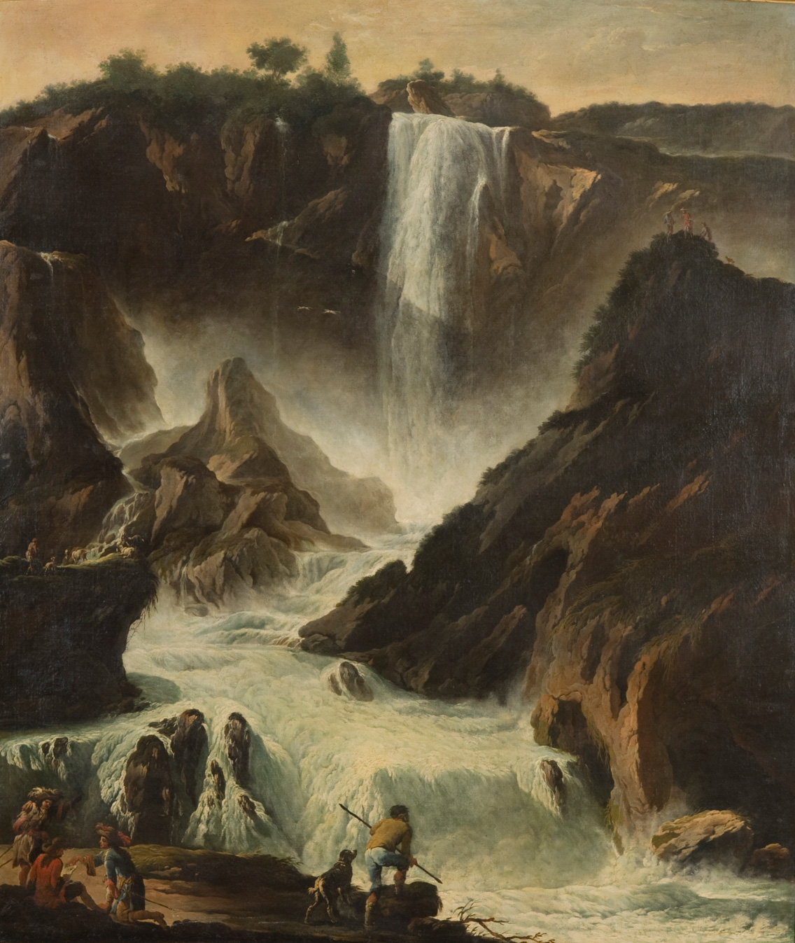 Philipp Roos, Rosa da Tivoli<br>La cascata delle Marmore<br>XVII secolo